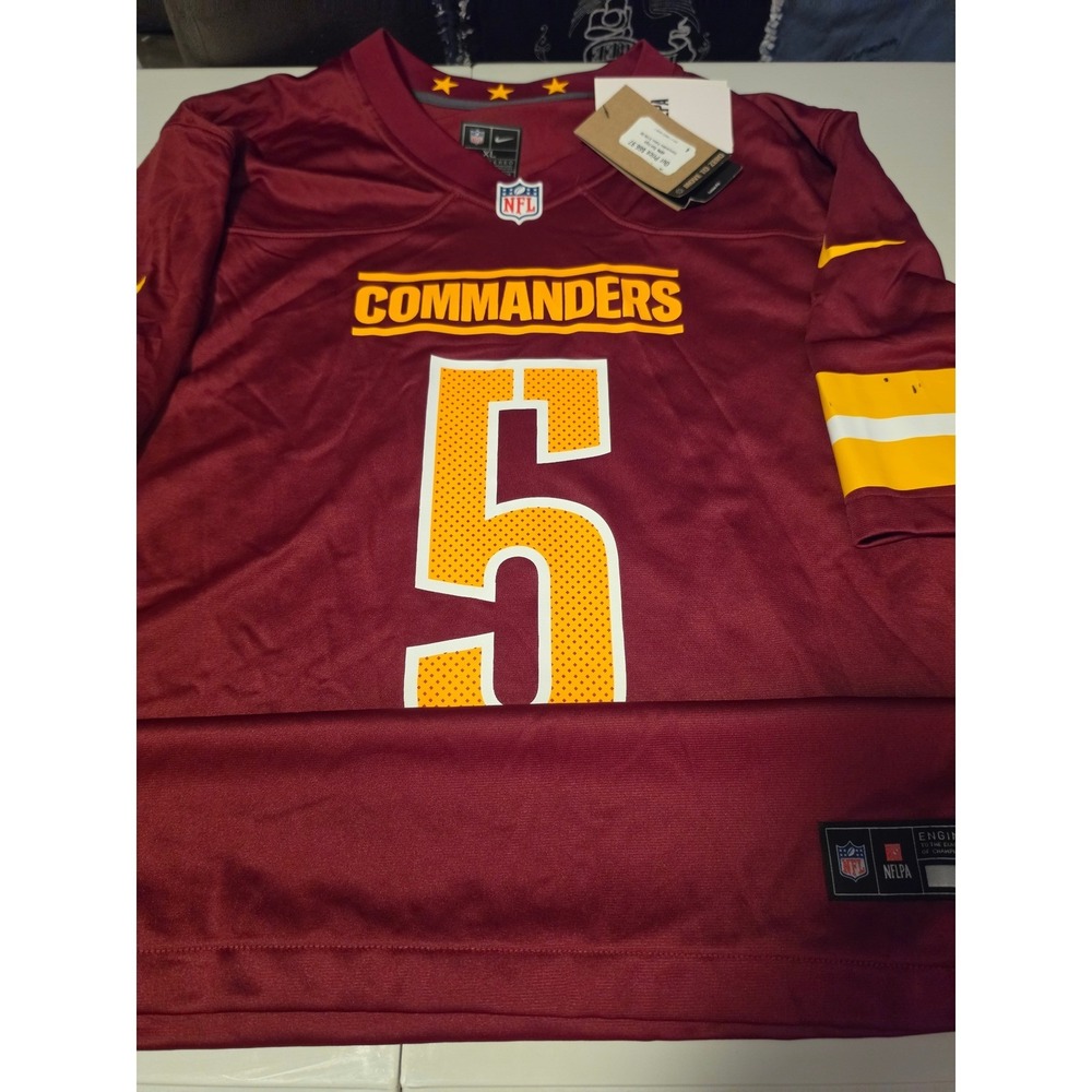 Nike Washington Commanders Jayden Daniels 5 Jersey Mens XL Burgundy